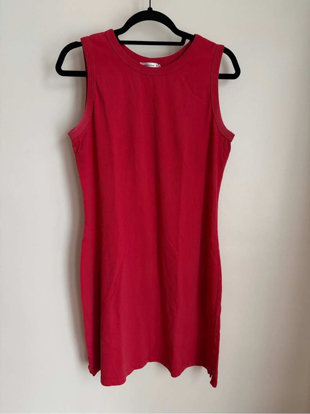 American Giant Red Sleeveless Tank Dress